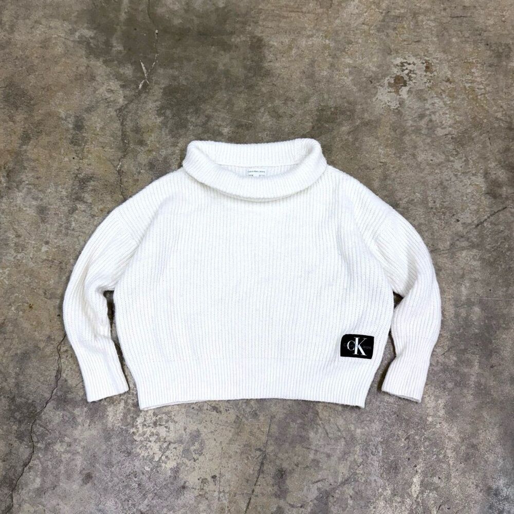 Calvin Klein Women's Long Cowl turtleneck Neck Sweater